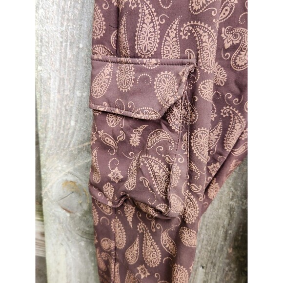 RGSTR Pants Mens Large Brown Cargo Paisley - Picture 3 of 13
